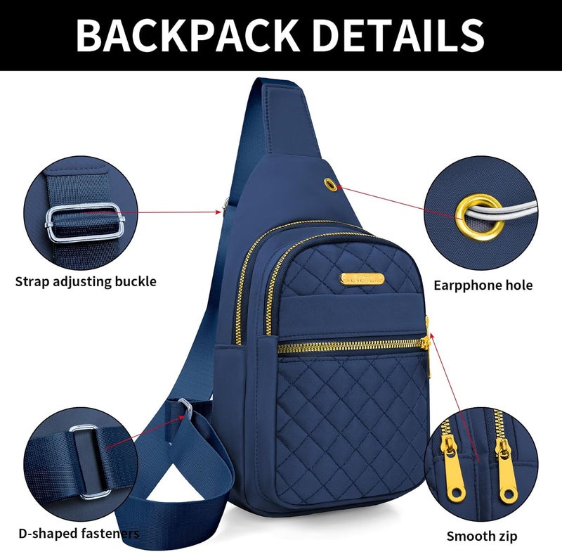 Aisijimo Store Small Sling Bag For Women Men Casual Crossbody Sling Backpack | Small, Casual, Crossbody, Small, Casual, Crossbody - Image 4